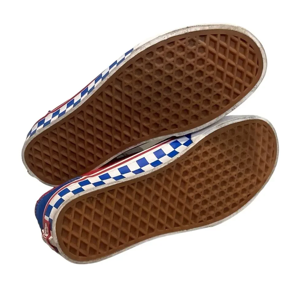 Vans Old Skool BMX Checker Red Blue